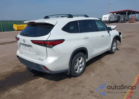 2022 Toyota Highlander Le from USA, damaged, VIN 5TDBZRBH4NS591413
